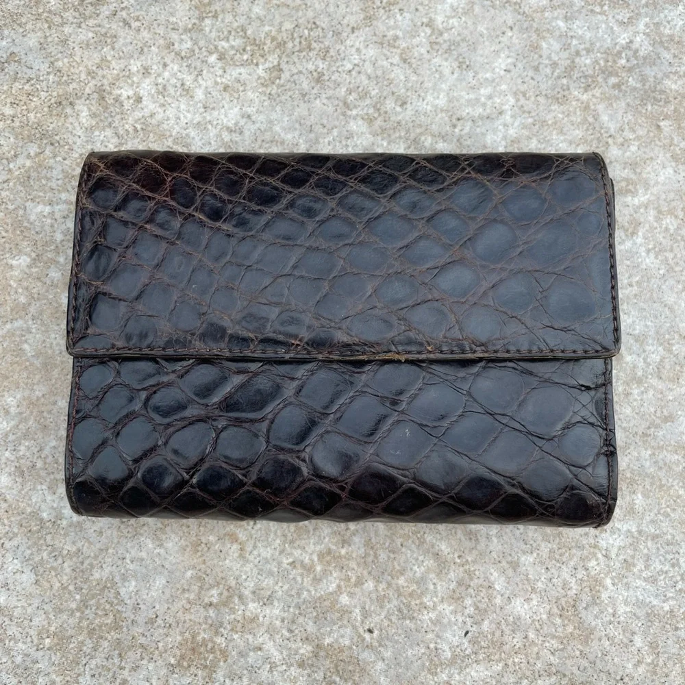 BD Jeffries Alligator wallet